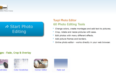 Tuxpi: editor de imágenes online