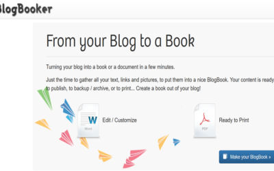 Blogbooker: crea un libro con tu blog