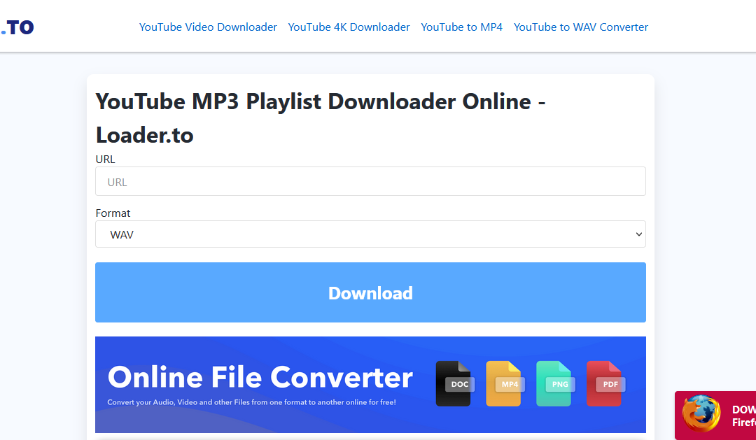 Convertidor gratuito de YouTube a MP3
